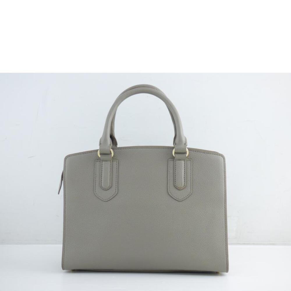 Furla brown green leather Norah handbag